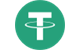 USDT Tether stablecoin fizetési ikon